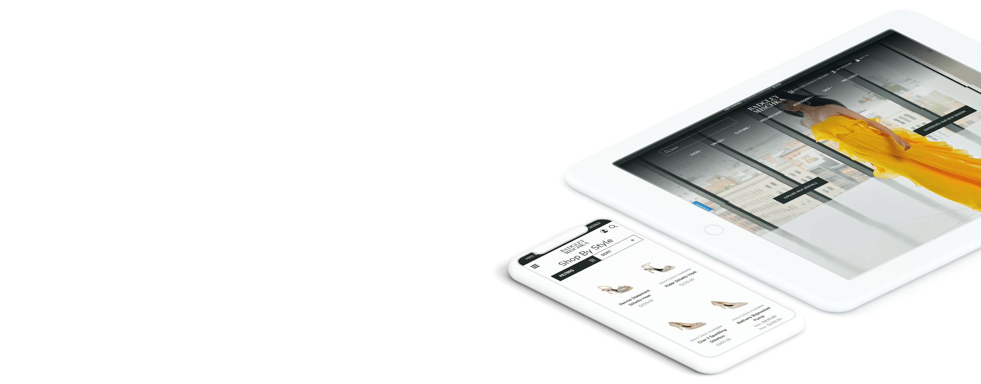 Badgley Mischka Ecommerce web design