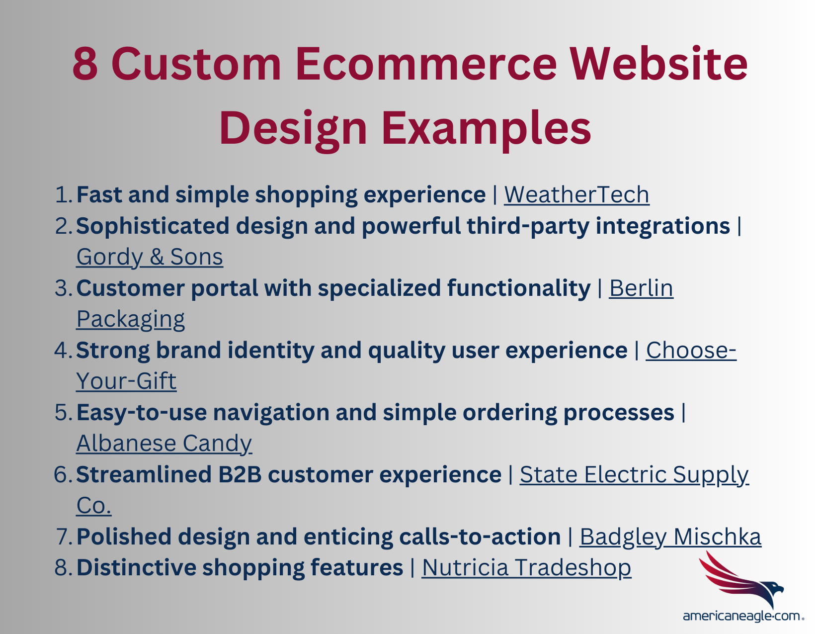 8 custom ecommerce website design examples