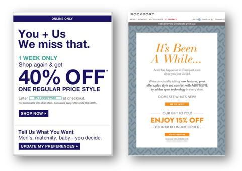 example of a purchase re-engagement email