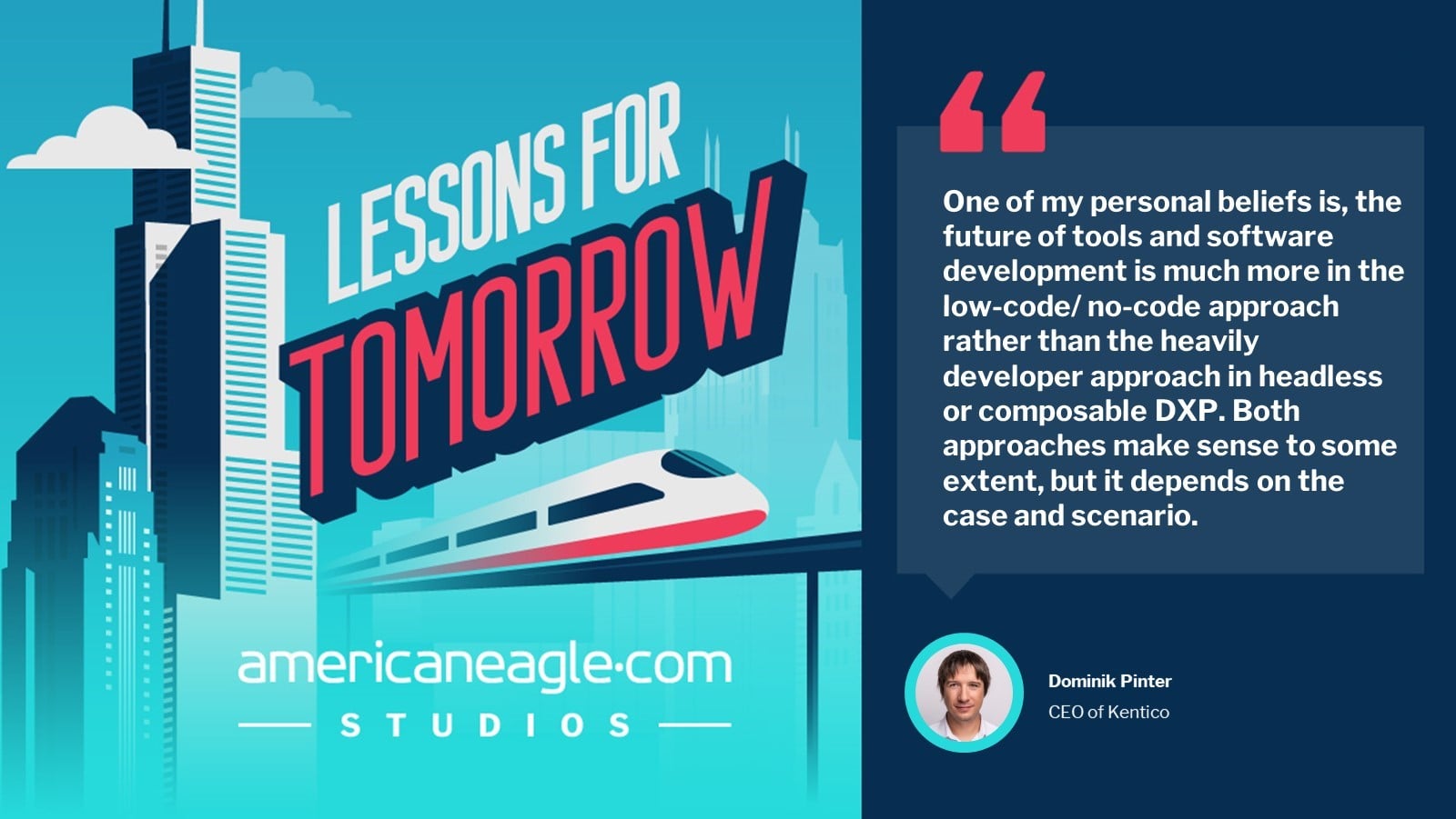 Dominik Pinter discusses the evolution of Kentico as a platform