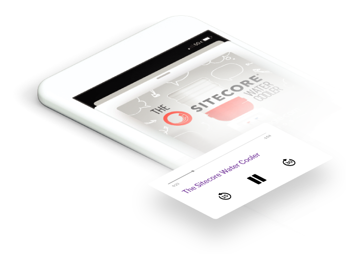 Sitecore Water Cooler Podcast Screen