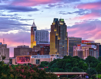 sunset_raleighskyline sunset_raleighskyline
