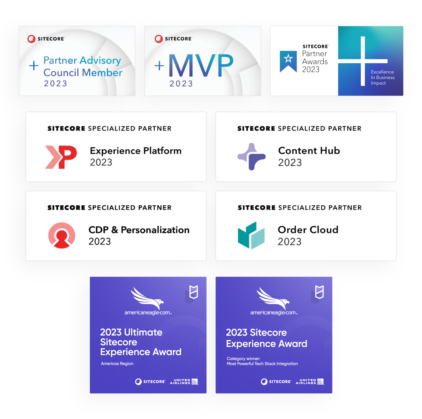 Sitecore Partner Badges