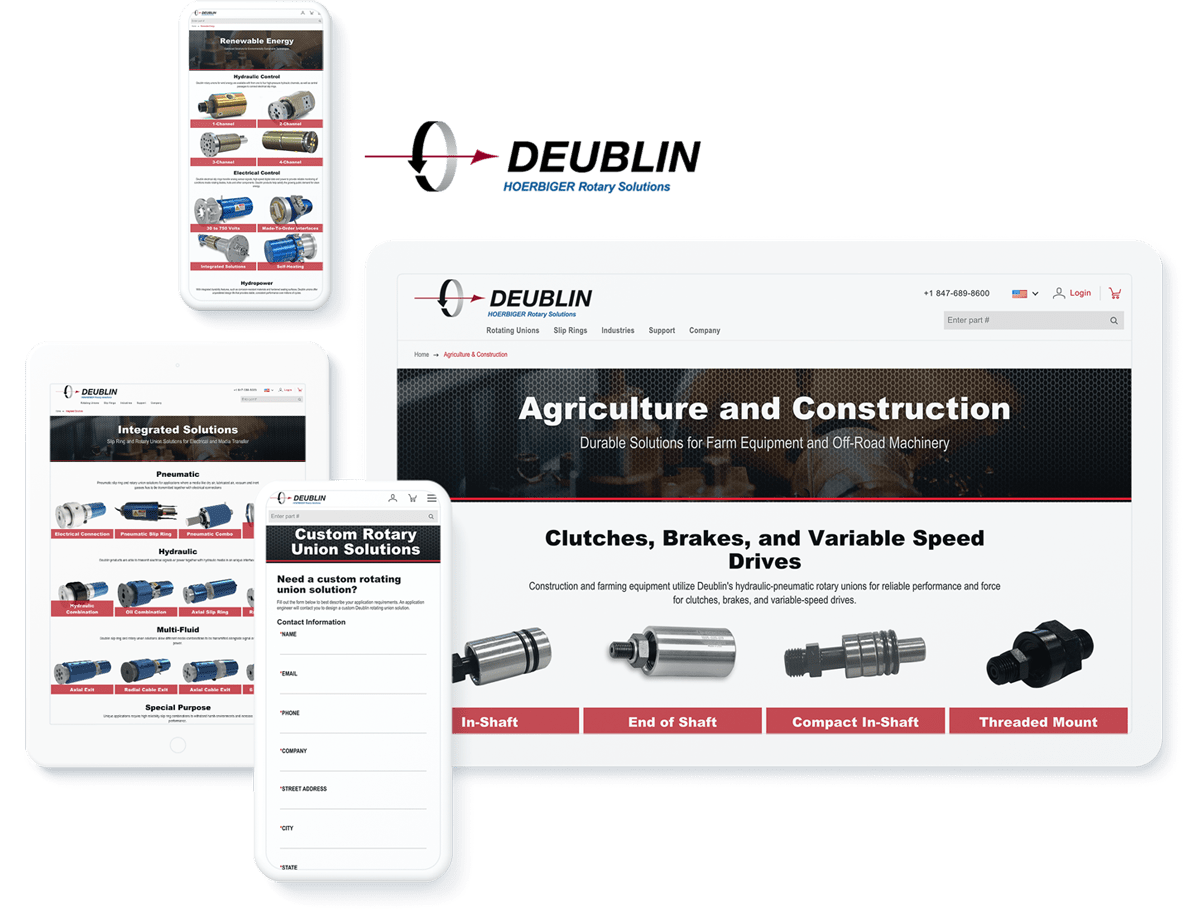 Deublin website and app development on sitecore