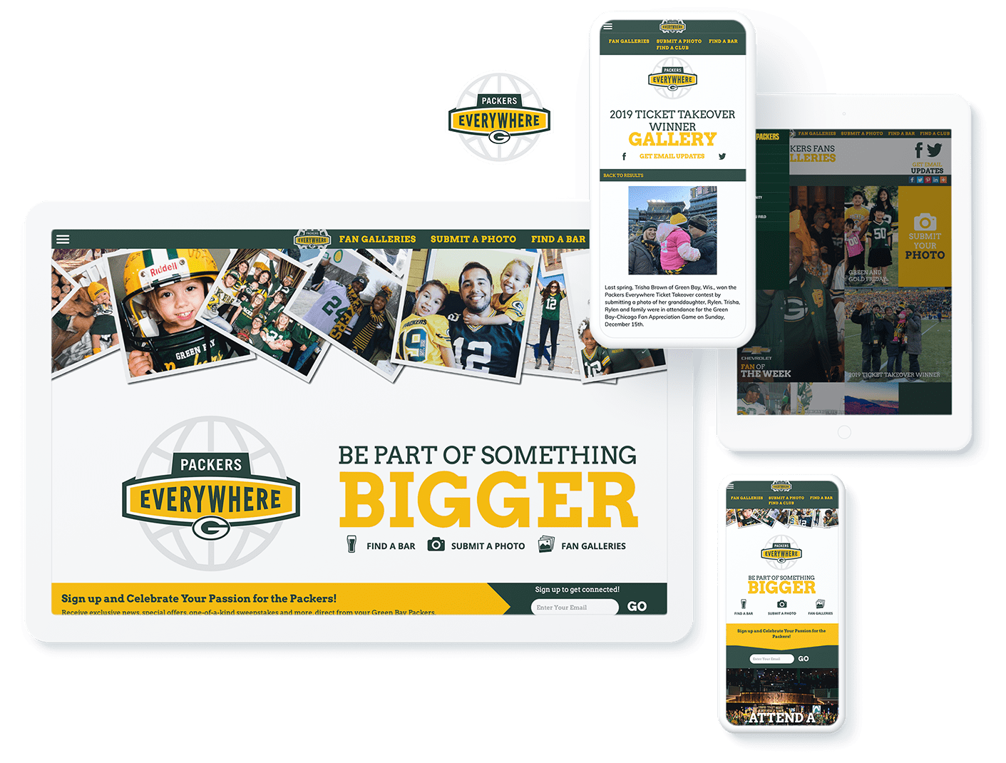 Packers web design project