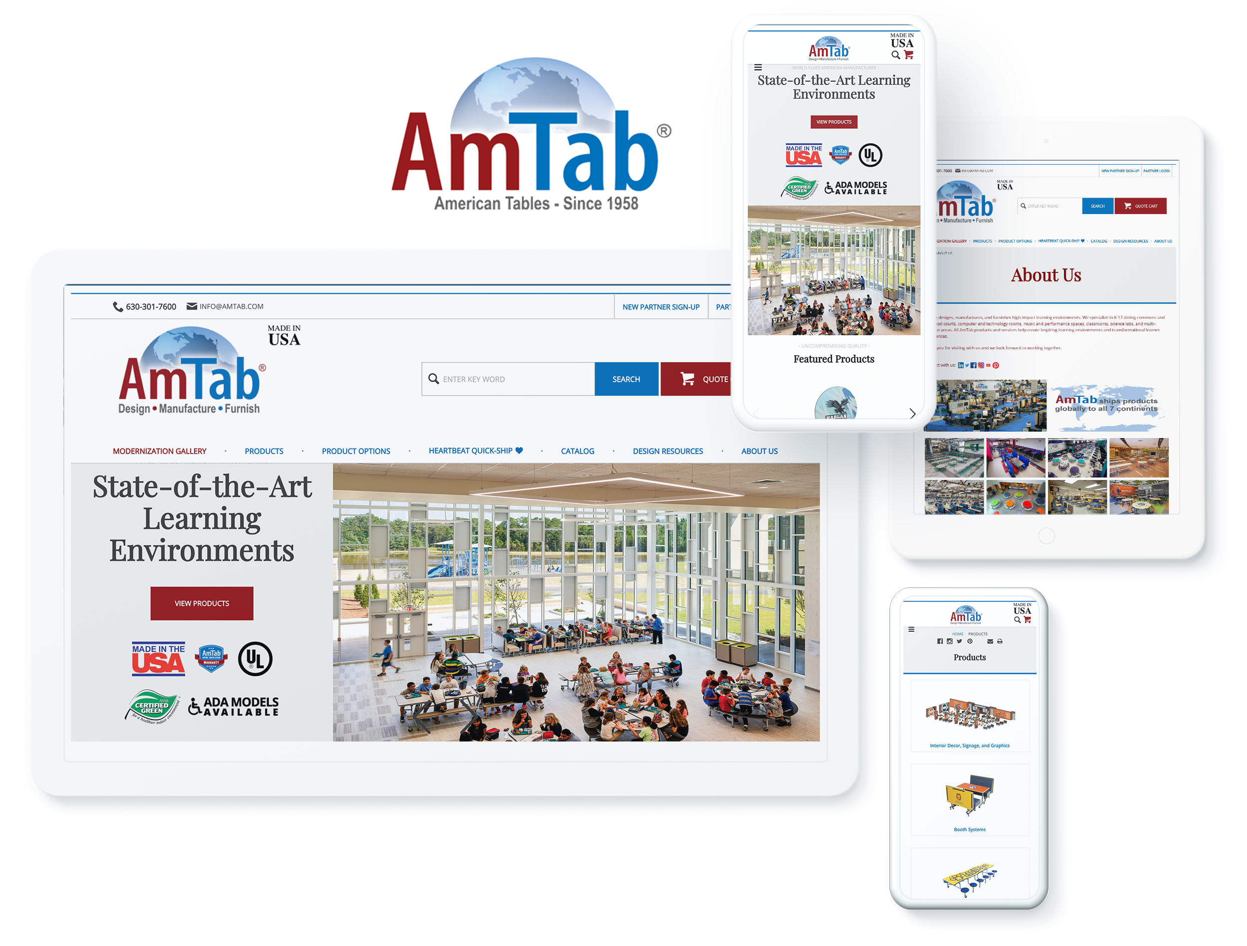 AmTab Screens