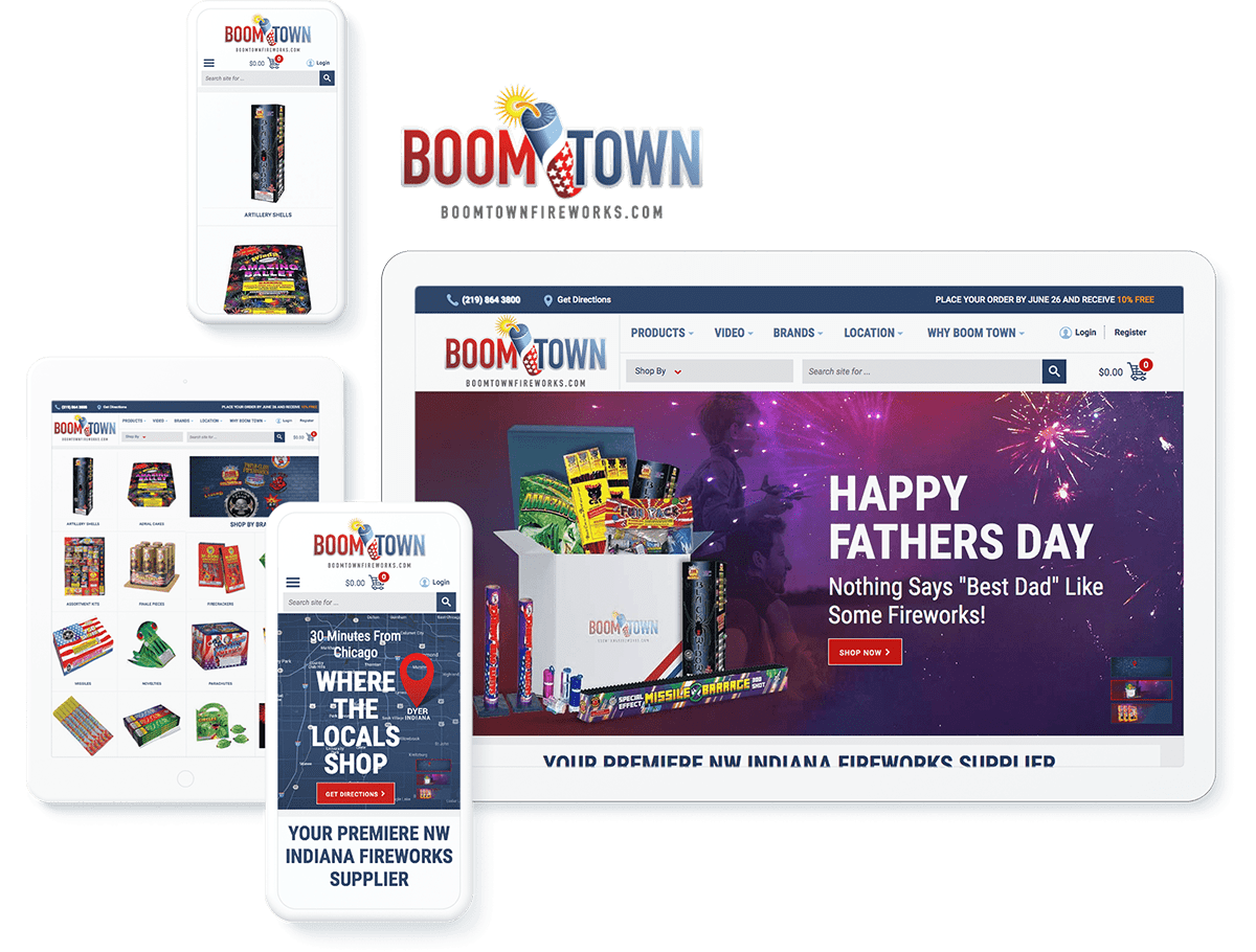 Boomtown web design