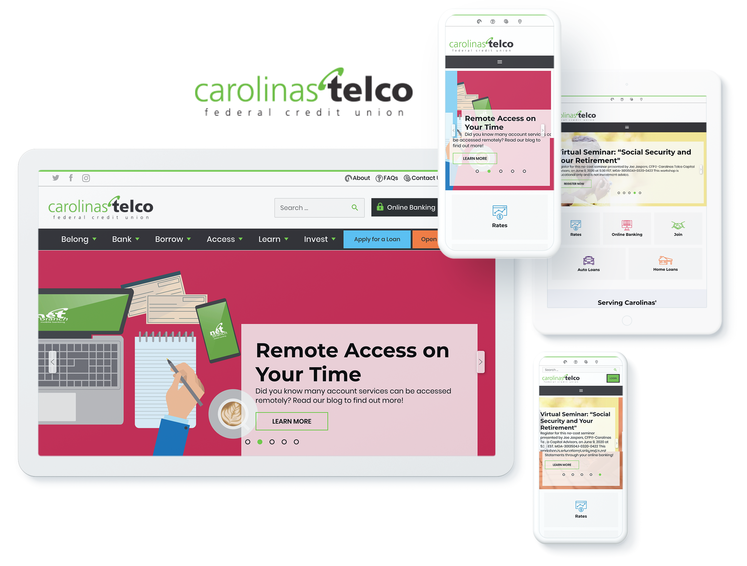carolinas telco web and application development
