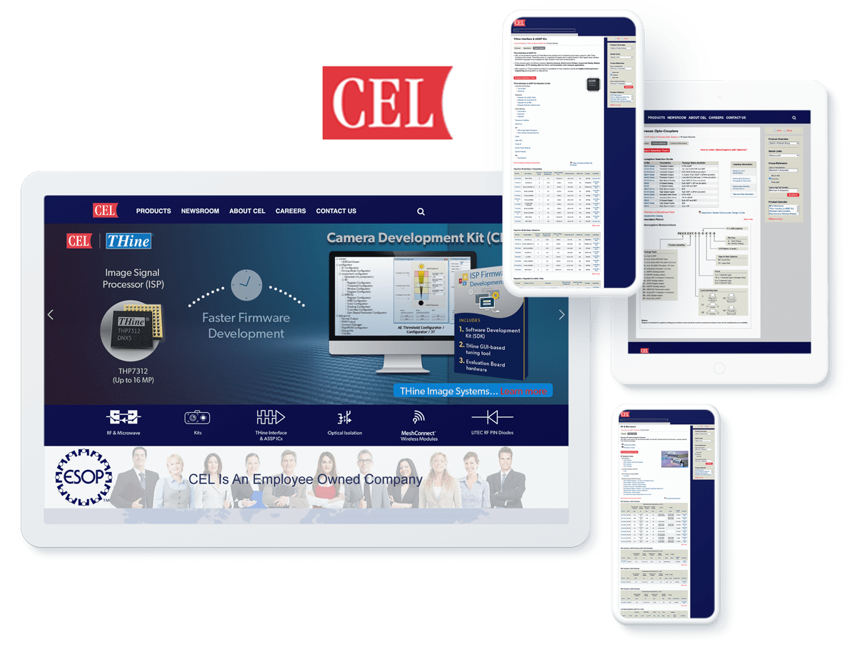 CEL website design and development
