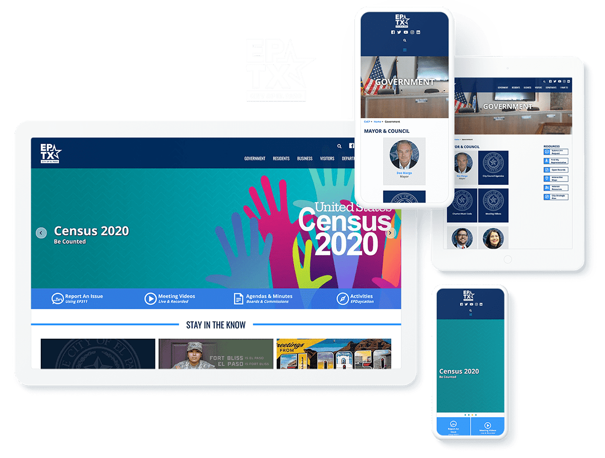 City of El Paso website design