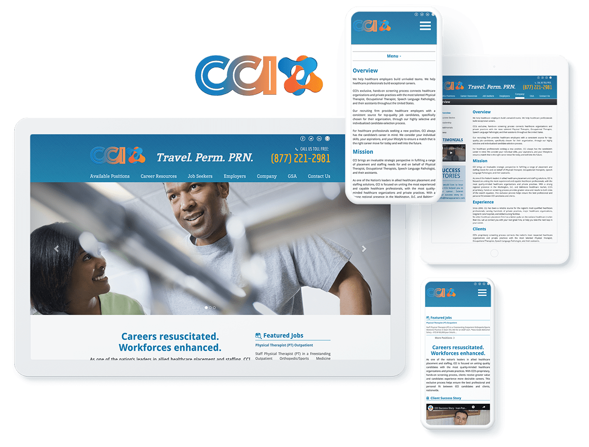 Critical Connections website design and development