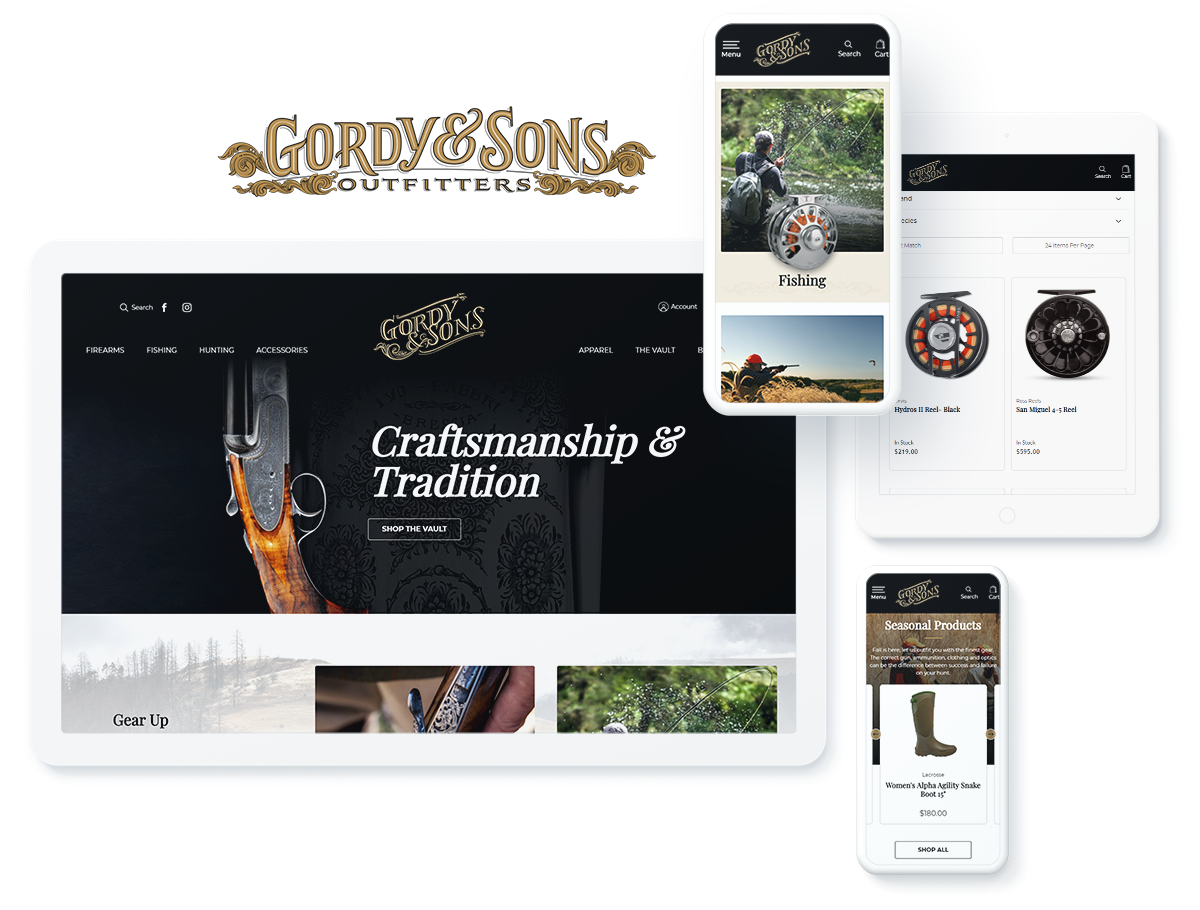 Gordy and Sons device imagery