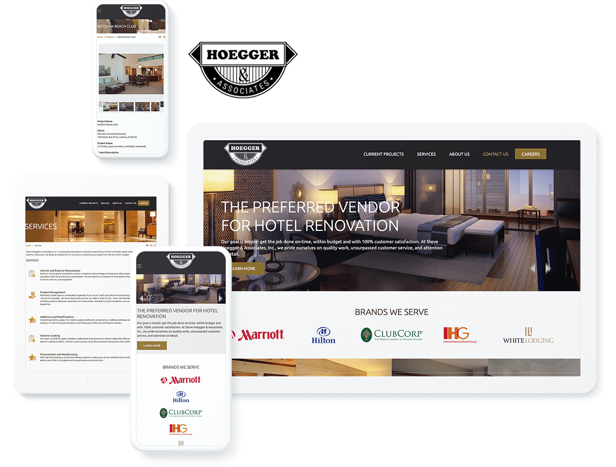 Hoegger & Associates web design and development