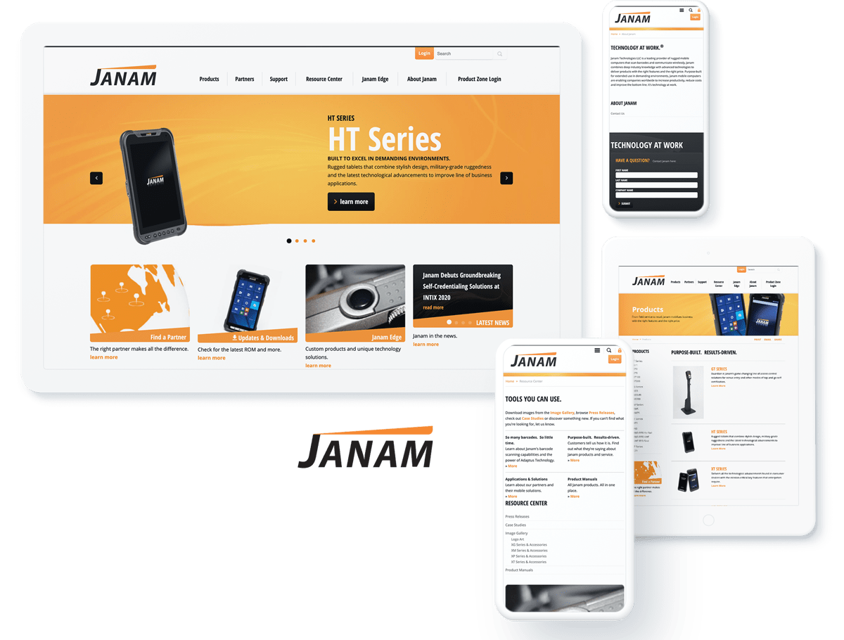 Janam website design and development