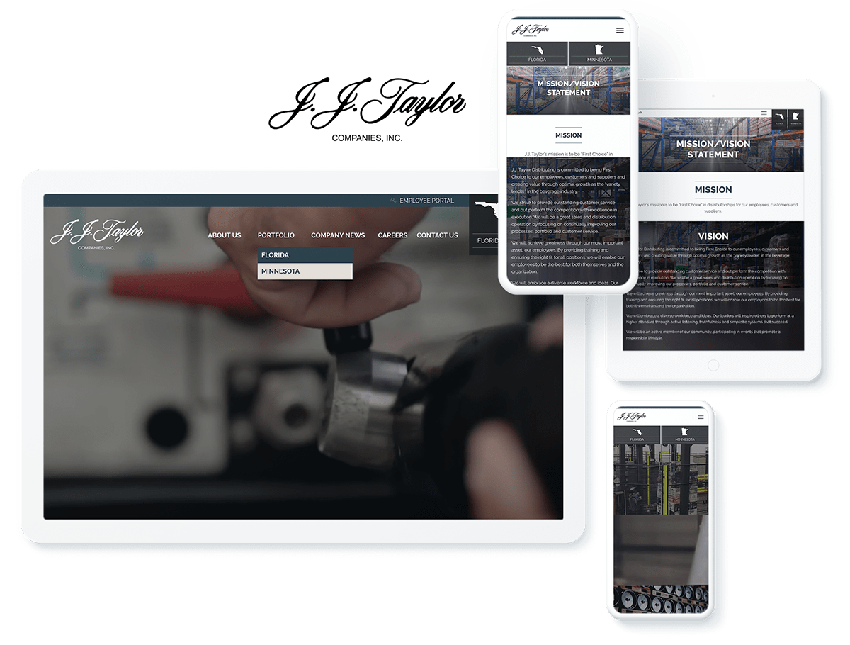 JJ Taylor web design and development