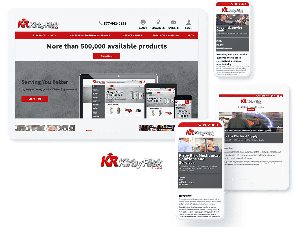 Kirby Risk web design