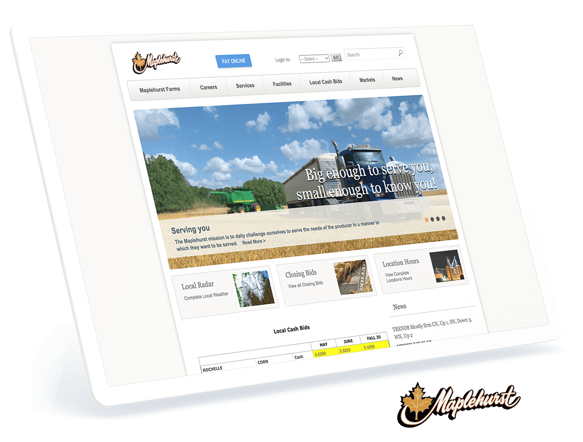 Maplehurst web design