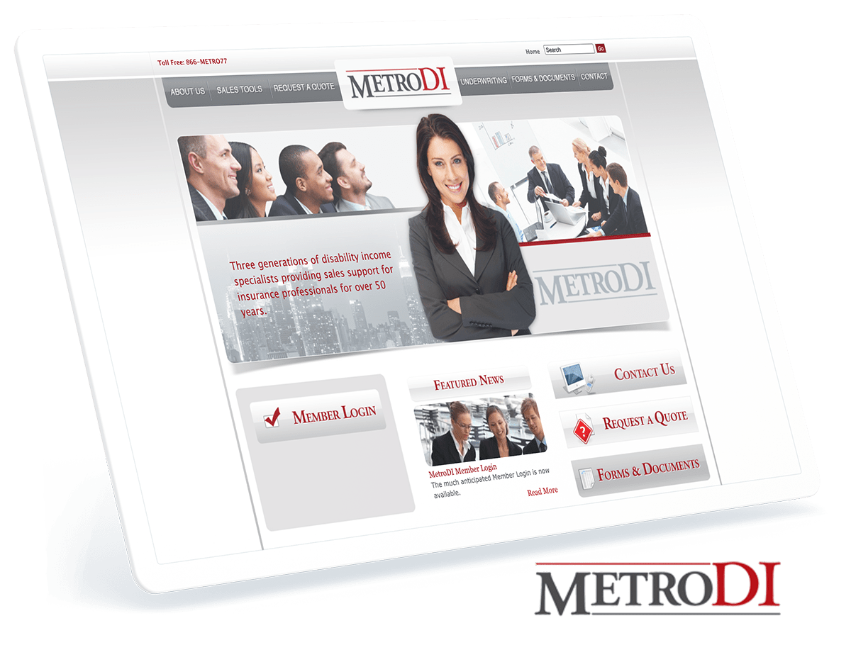 Metro DI web design and development