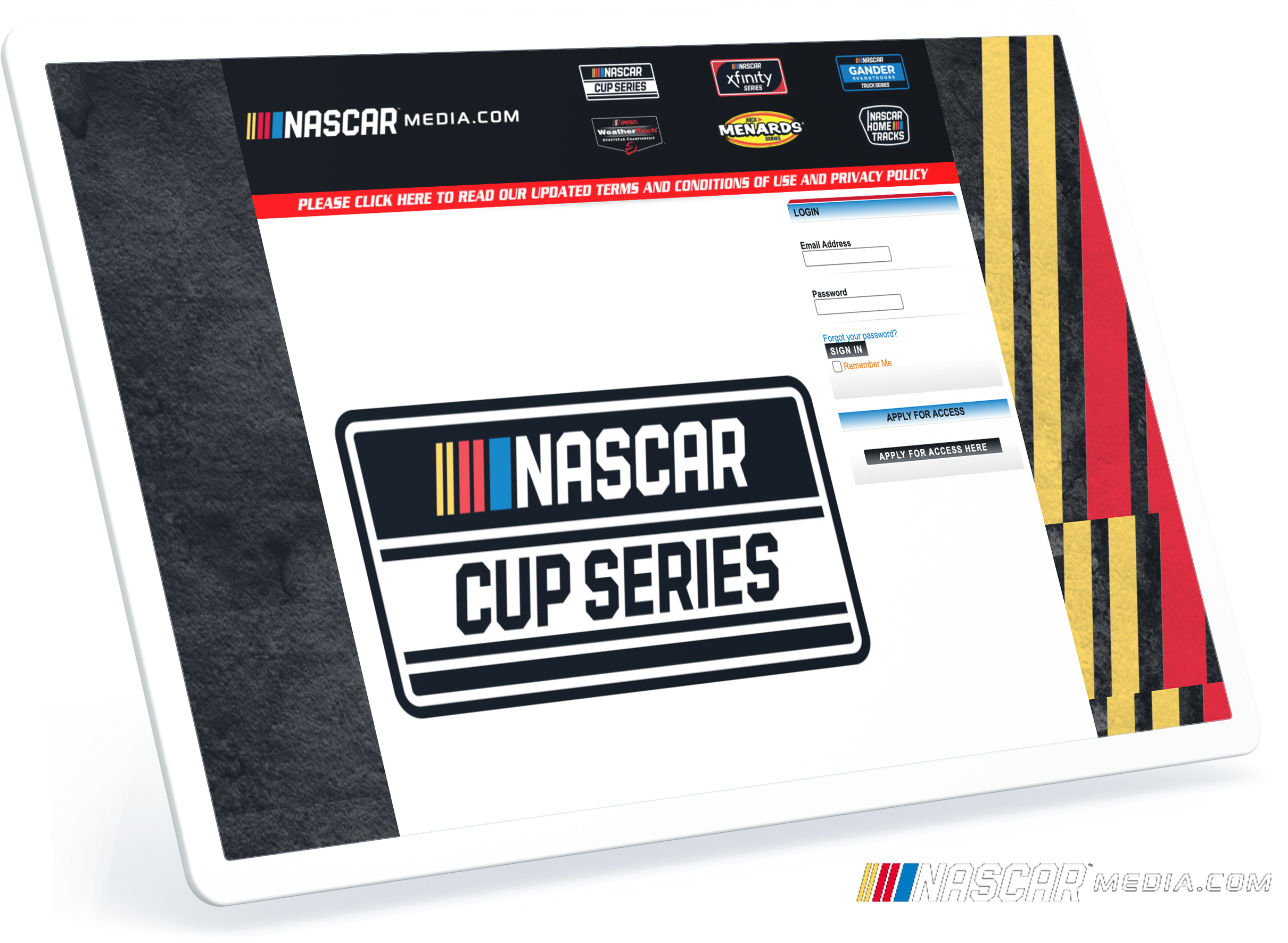 nascar media spotlight