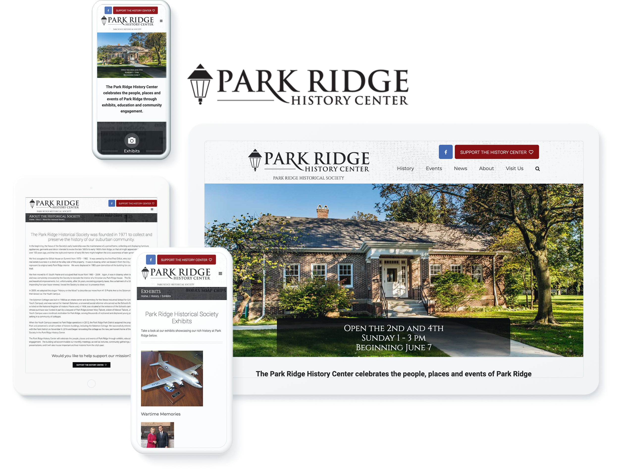 PARK RIDGE HISTORY CENTER SCREENS