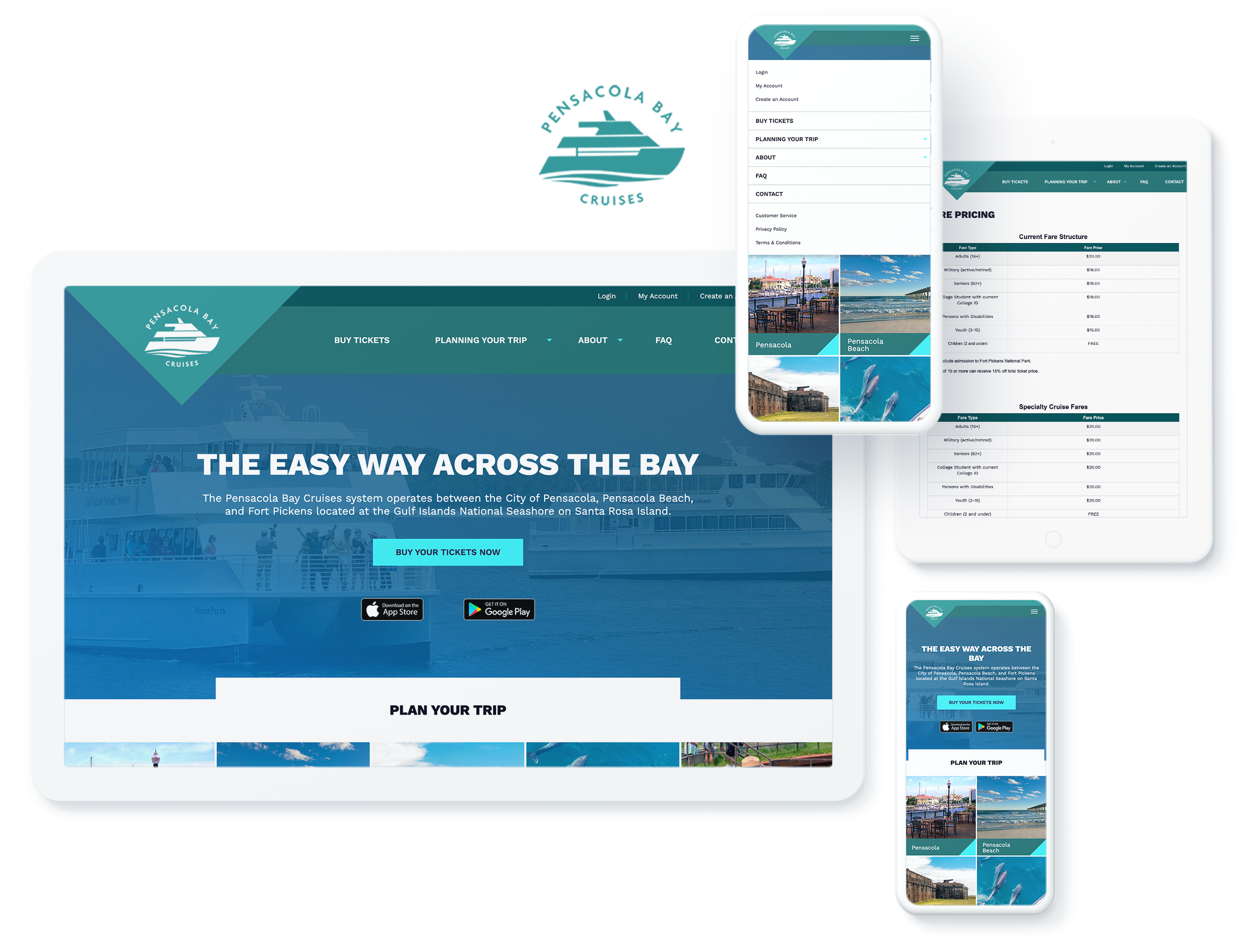 PENSACOLA BAY CRUISES SCREENS
