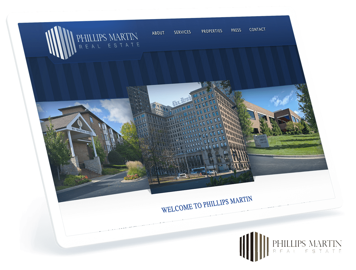 Phillips Martin Real Estate Website Development Example