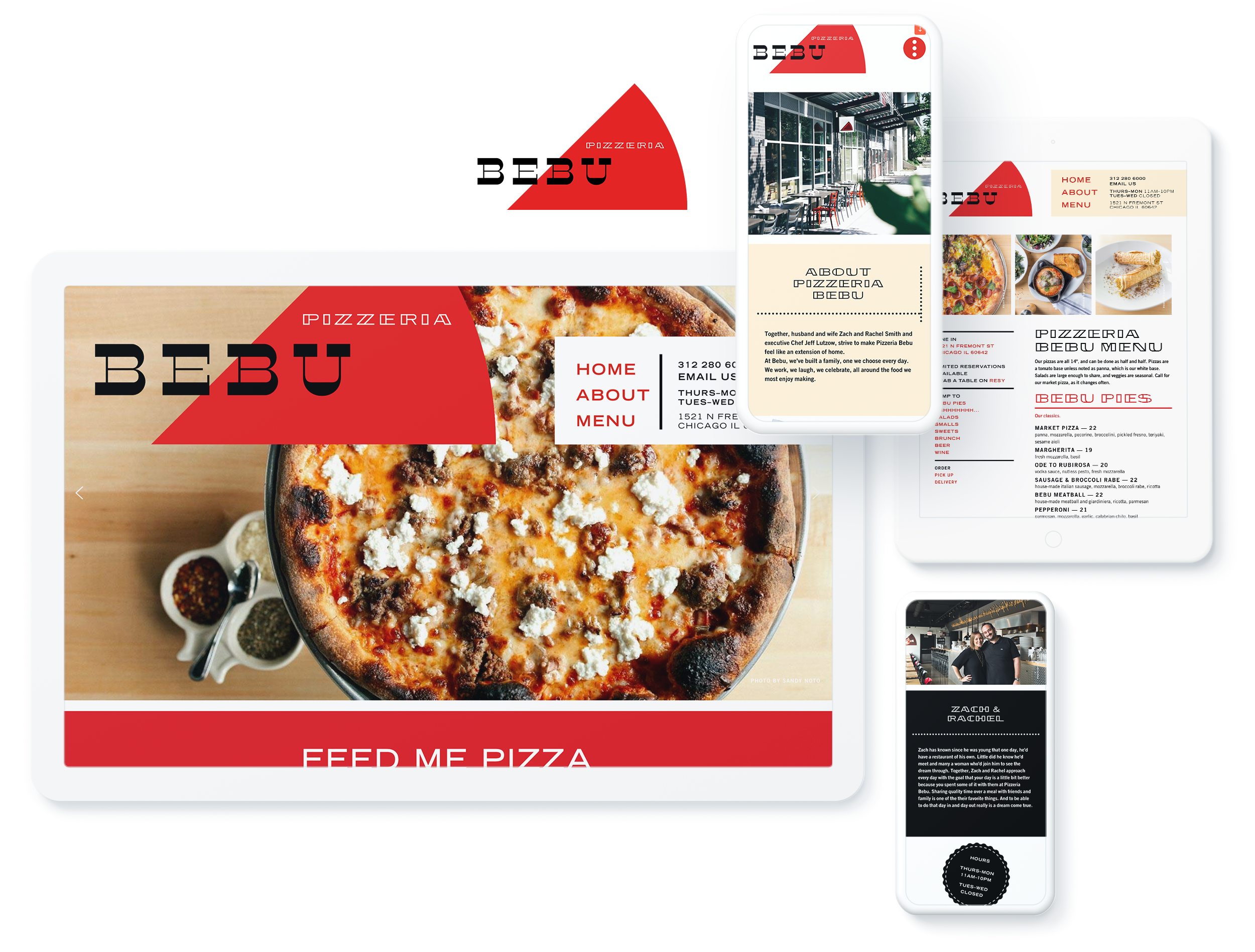 pizza bebu screens