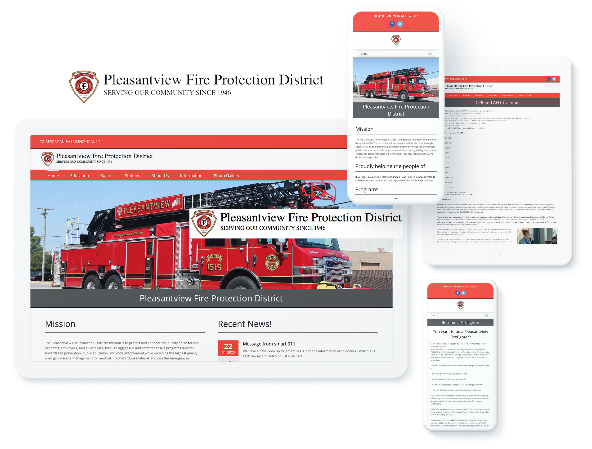 Pleasantview Fire Protection SCREENS