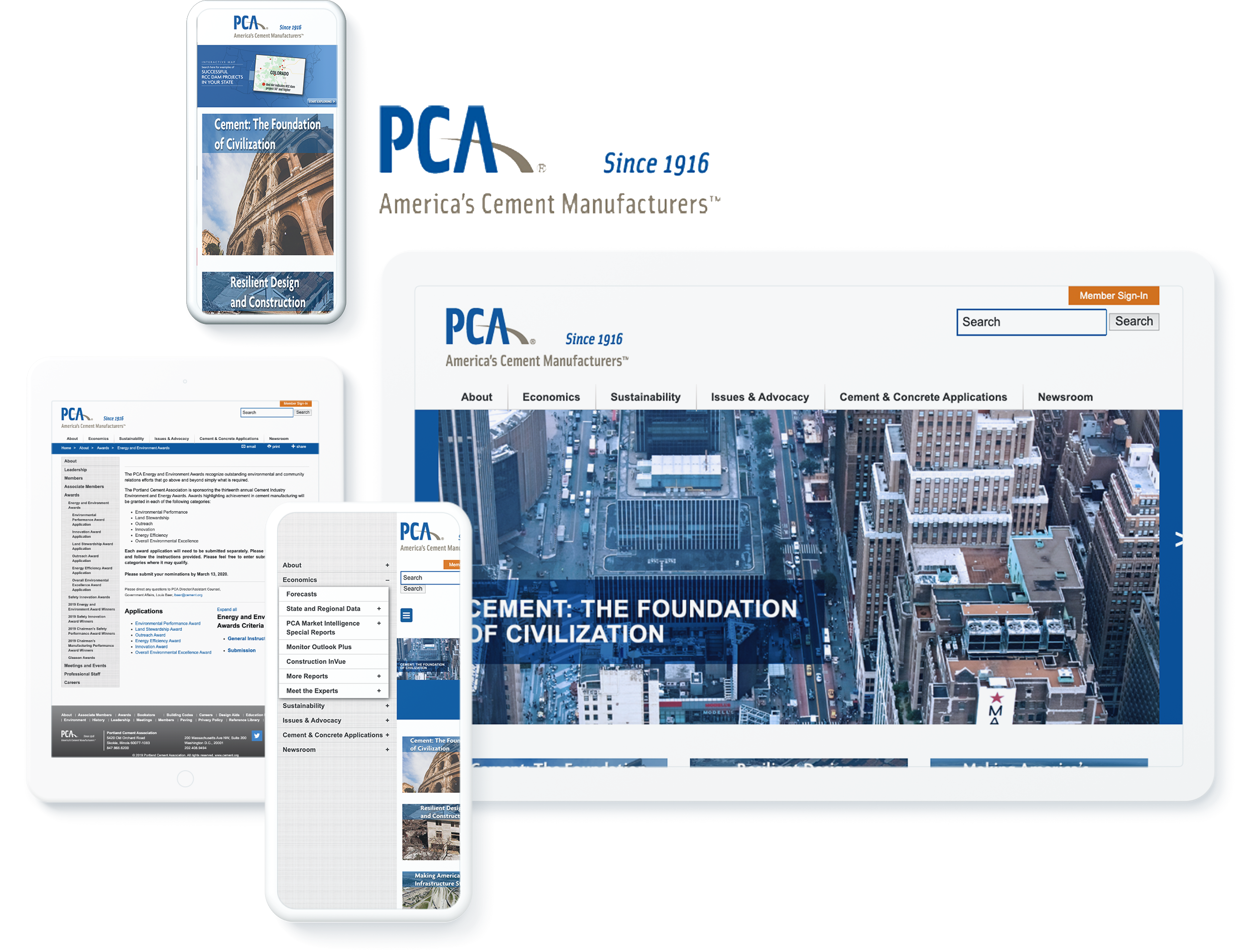portland cement associaltion screens