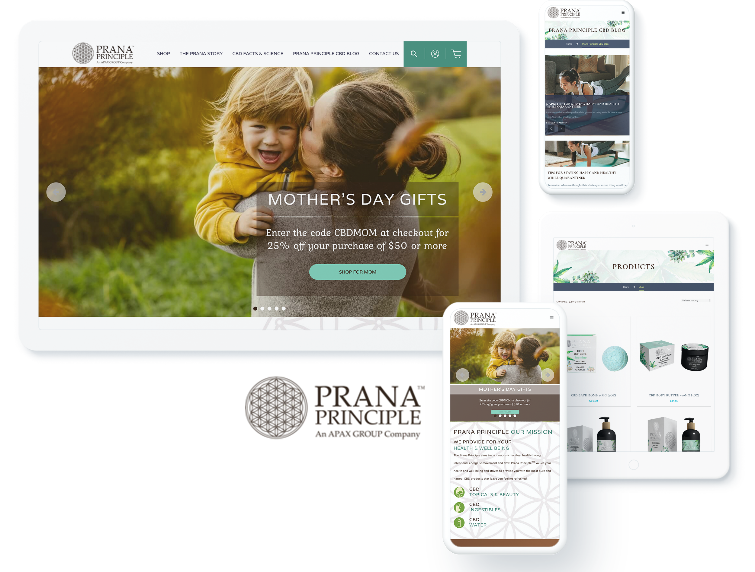 PRANA PRINCIPLE SCREENS