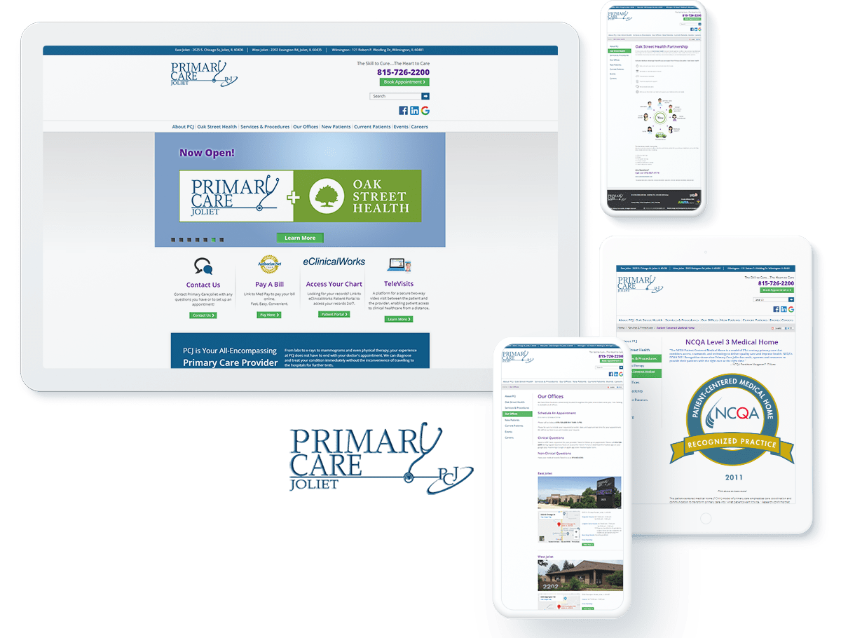 Primary Care web design