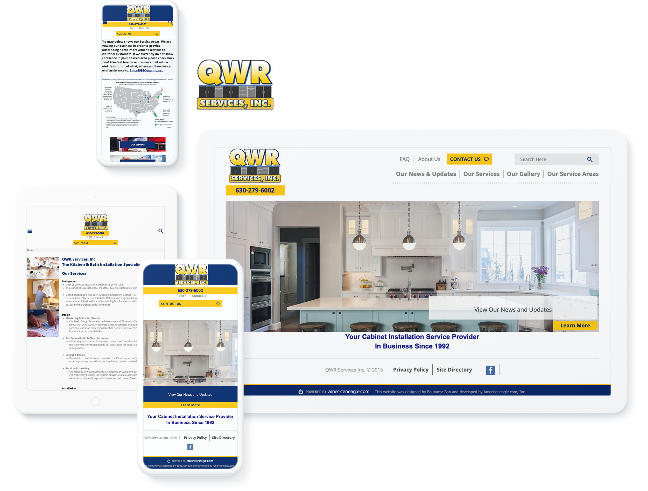 QWR Services Screens