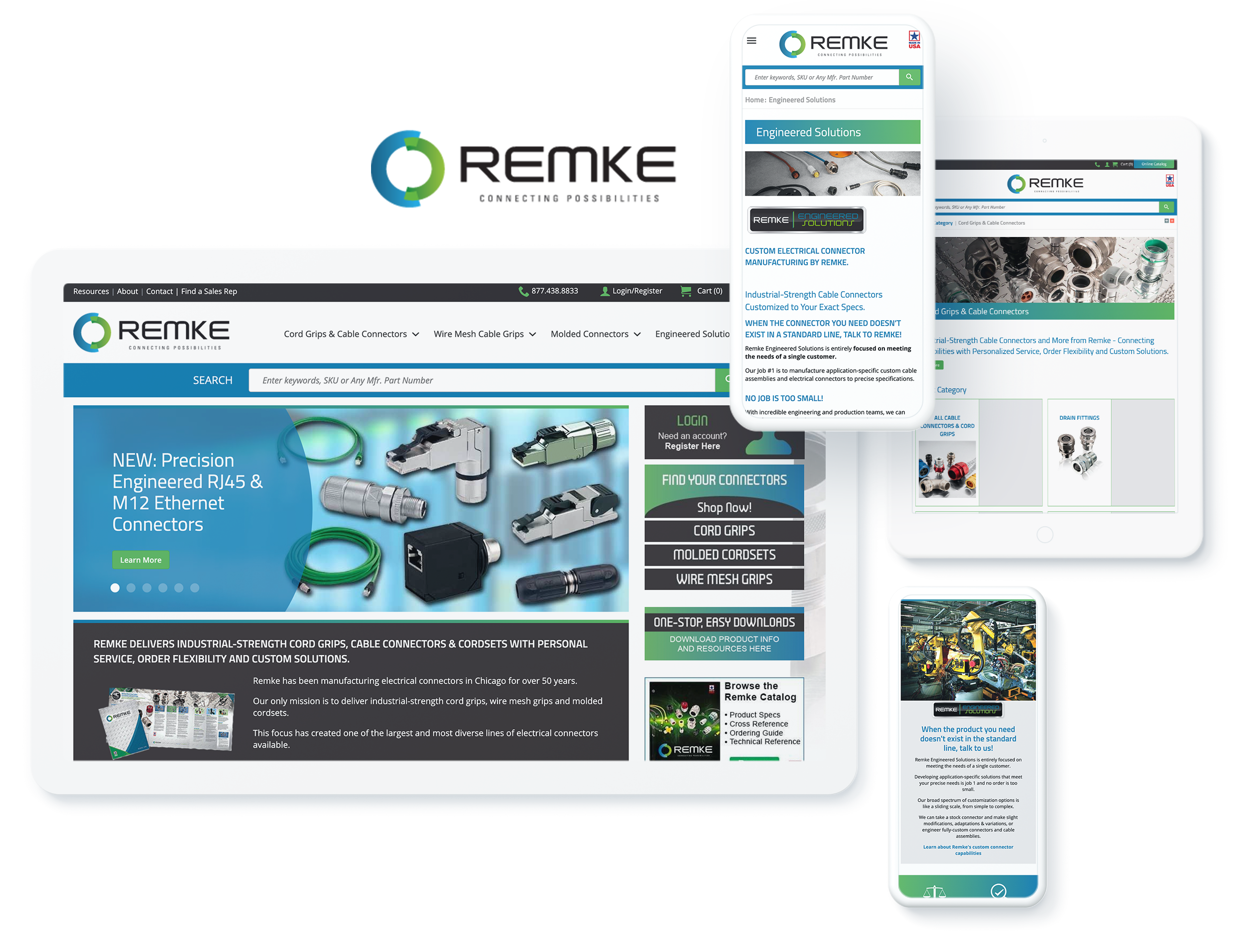 Website design and development for Remke | Americaneagle.com