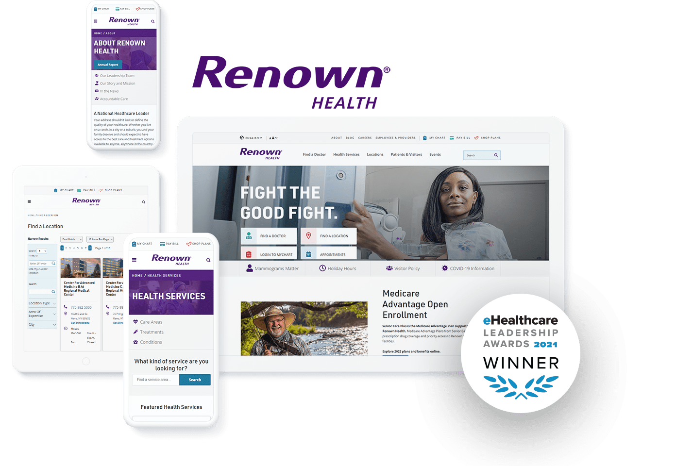 Renown Health website development