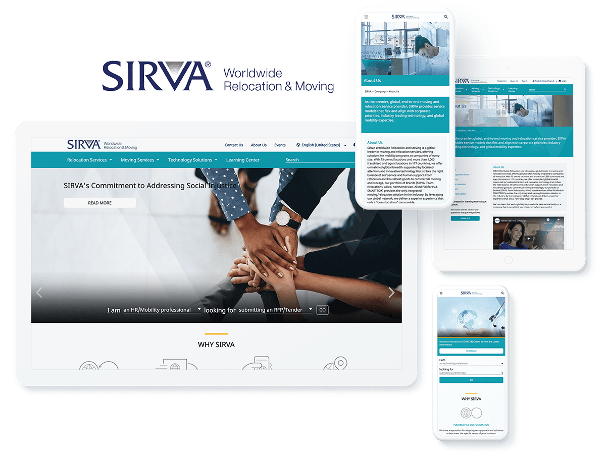 Sirva web design