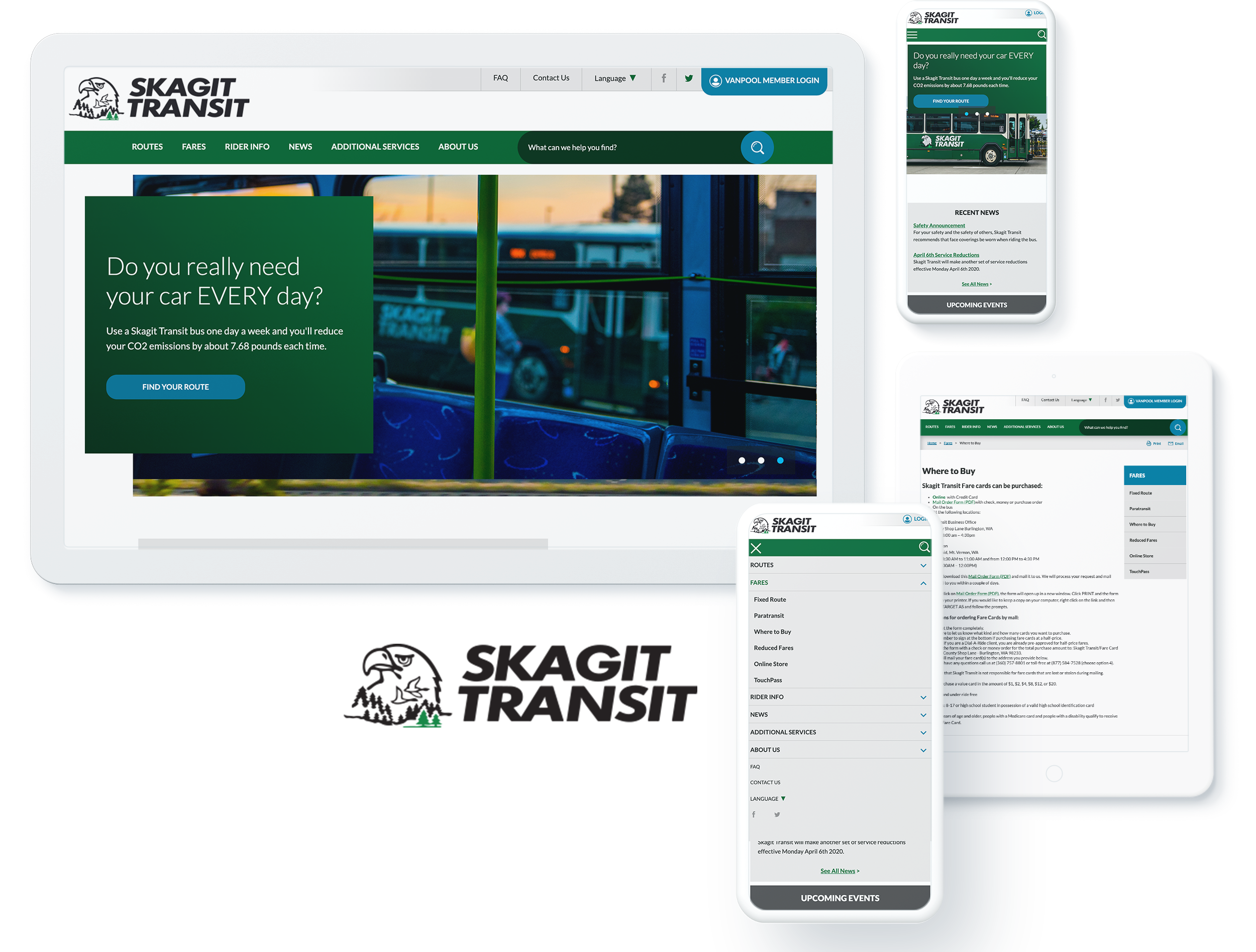 SKAGIT TRANSIT SCREENS