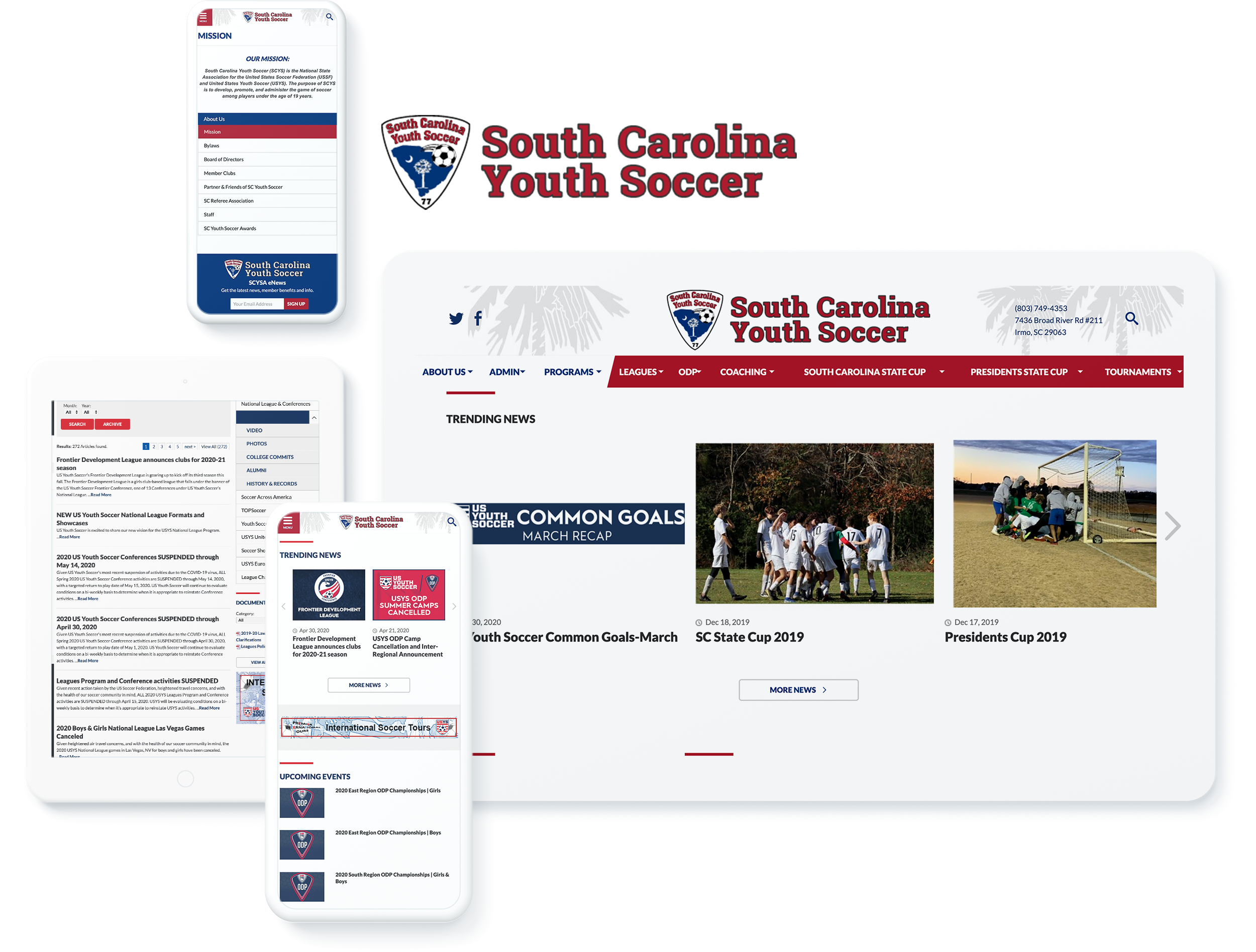 SOUTH CAROLINA YOUTH SOCCER SCREENS