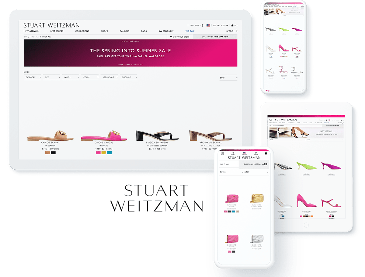 Stuart Weitzman web design