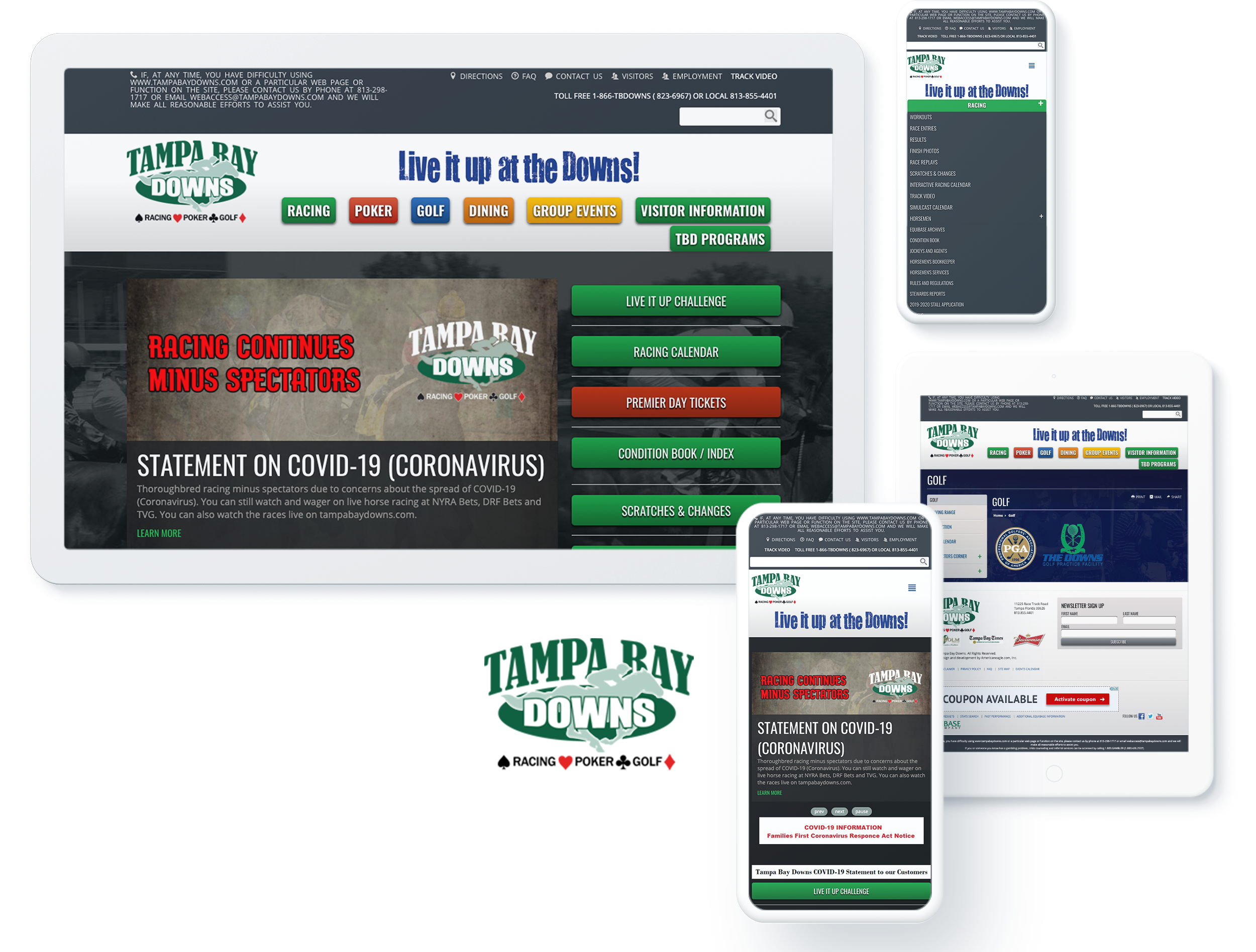 TAMBA BAY DOWNS SCREENS