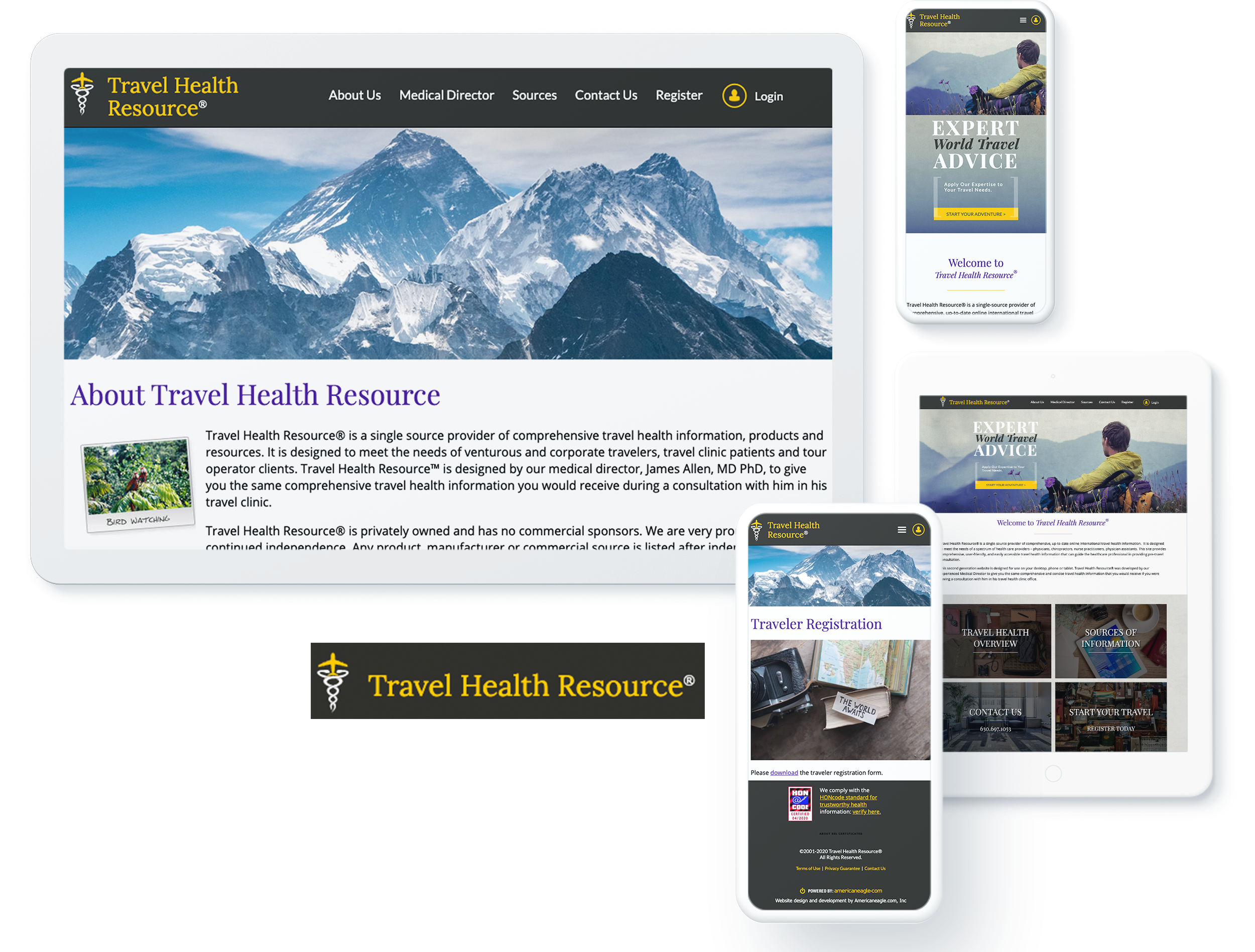 TRAVEL HEALTH RESOURCE SCREENS