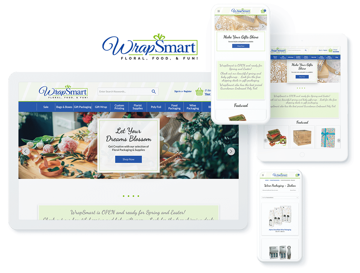 WrapSmart web design and development