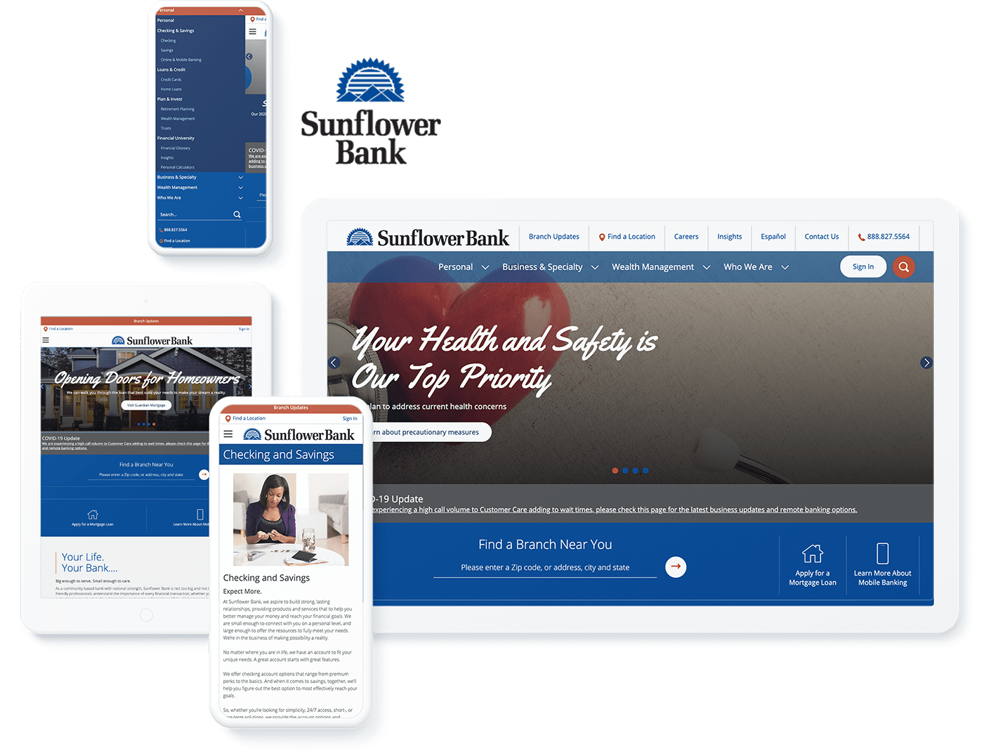 Sunflower Bank digital marketing project